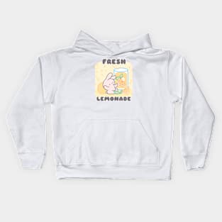 Zesty Creations: Loppi Tokki's Lemonade Extravaganza Kids Hoodie